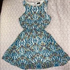 🌀◽️Love Culture, Turquoise Flowy Summer Dress ▫️🌀